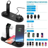 4 in 1 Wireless Fast Charging Station Dock