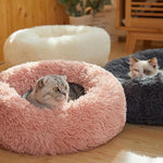 Anxiety Calming Dog & Cat Ultra Soft Donut Pet Bed