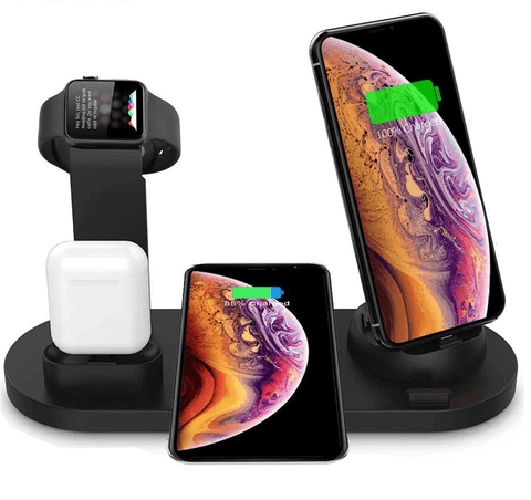 4 in 1 Wireless Fast Charging Station Dock